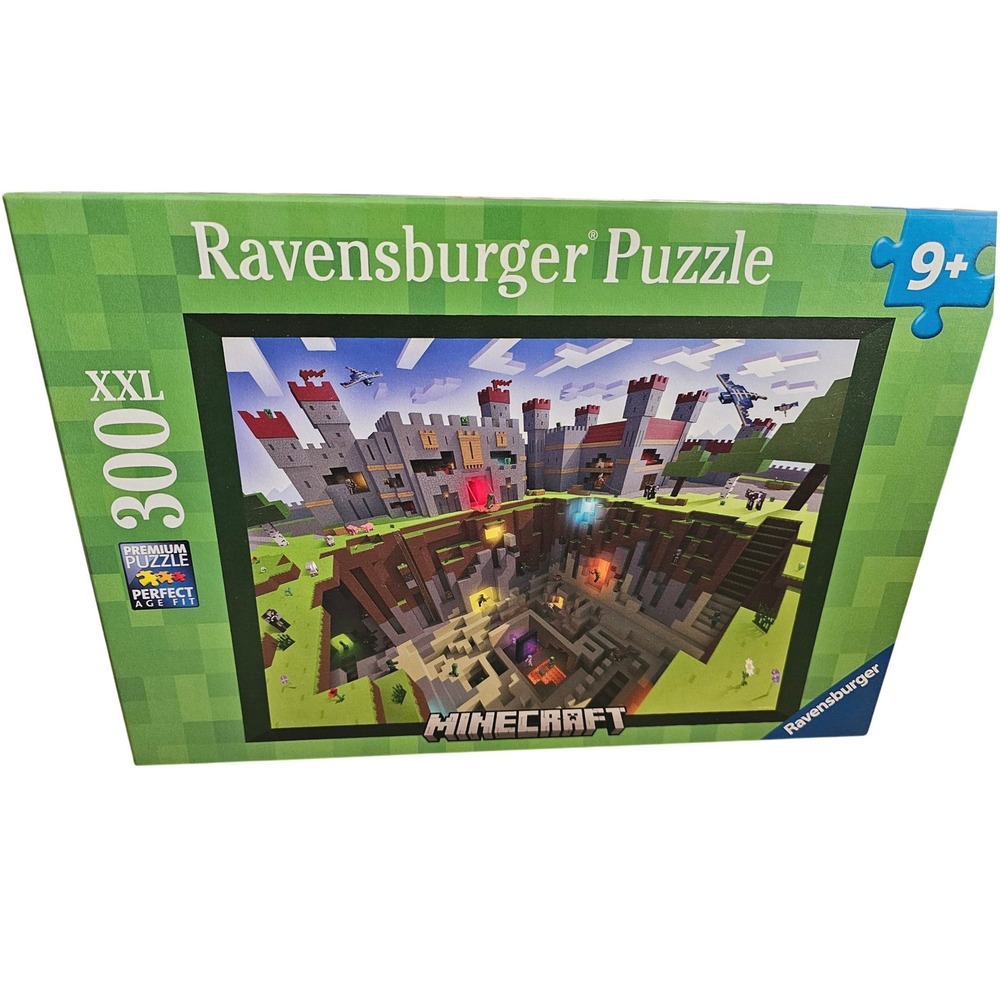 Ravensburger Minecraft 300 XXL Piece Jigsaw Puzzle 9+ Kids Video Game 133345